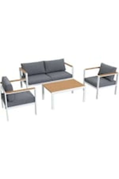 Sunfun Set mobilier relaxare pentru gradina/terasa Selma, 4 piese, structura ...