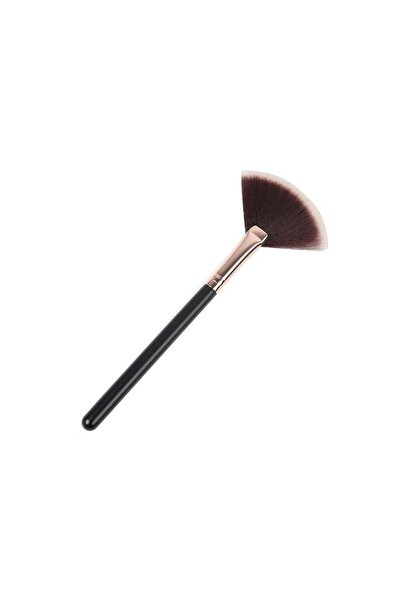 Beauty Pensulă iluminator/highlighter, model evantai, contur, 16x5cm – aplica...