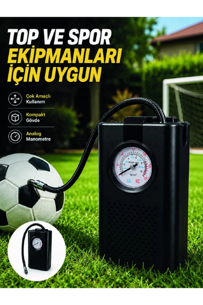 GeeS Global Multi-Purpose Portable Air Pump Vehicle Bicycle Ball Tire Inflato...