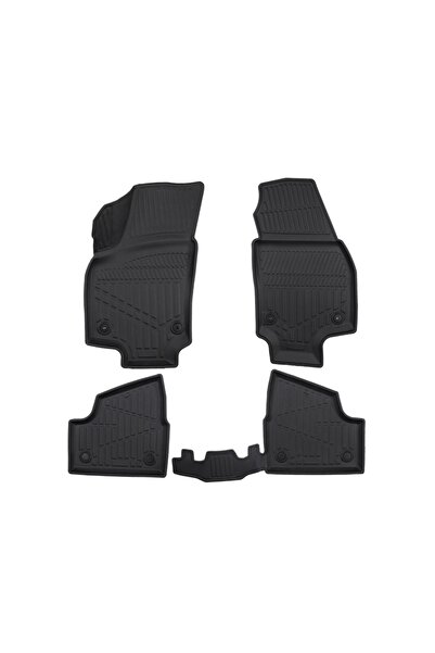 DELUXETUNING Set covorase auto cauciuc Opel Astra H 2004-2013, forma tavita 3D