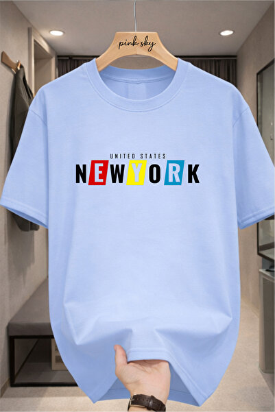 Pink Sky Premium Oversize T-Shirt 100% Cotton Unisex Comfortable Fit Trending...