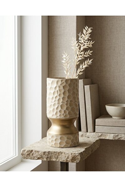 Theraphy Home Krem Metal Vazo