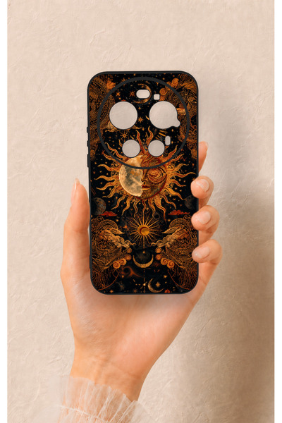 Vip Case Xiaomi Mi 17 Ultra Uyumlu Mistik Güneş Desenli Silikon Kılıf