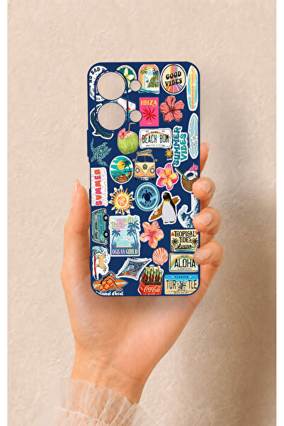 Vip Case Vivo Y05 4G Uyumlu Summer Vibes Desenli Silikon Kılıf