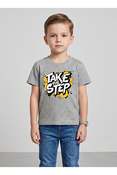 Babyqlo Take the step Printed tee for boys