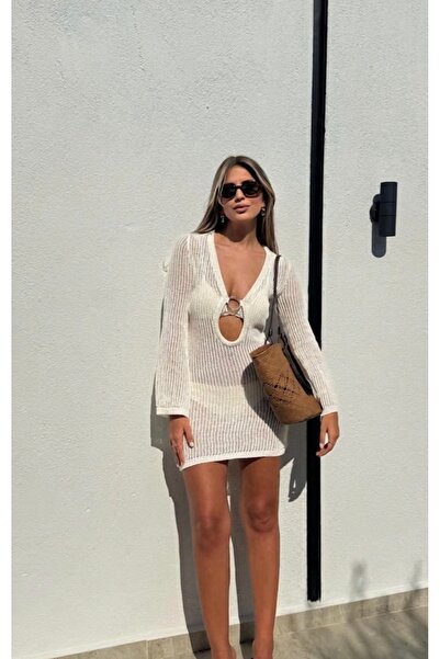 CADDELAMODA Ringed Beach Dress