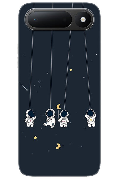TECNO Spark 50 5G (KN8) Uyumlu Kılıf Desen Baskılı Silikon Astronot STK:663 C...