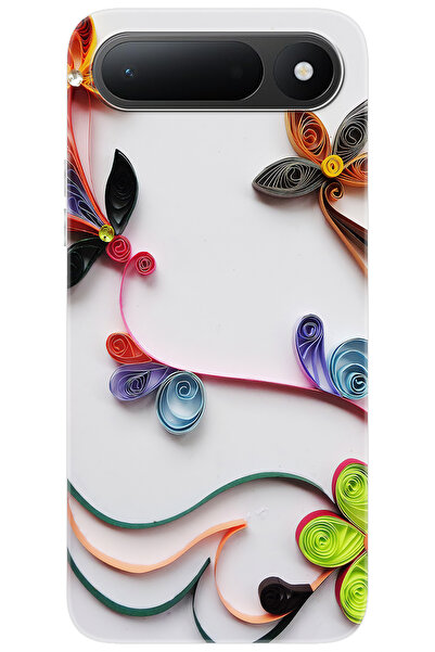 TECNO Spark 50 5G (KN8) Uyumlu Kılıf Desen Baskılı Silikon Çiçek Desen STK:22...