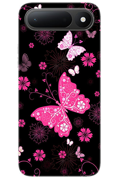TECNO Spark 50 5G (KN8) Uyumlu Kılıf Desen Baskılı Silikon Kelebekler STK:723...