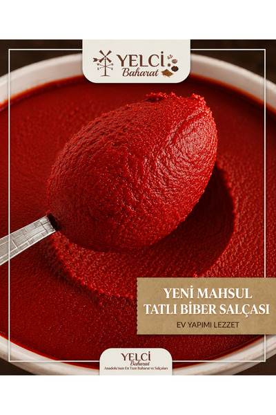 YELCİ BAHARAT EL YAPIMI DOMATES SALÇASI 1 KG