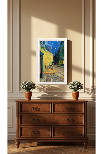BlackSea VİNCENT VAN GOGH,ÜNLÜ ESERİ,LAKE BOYALI MDF ÇERÇEVE