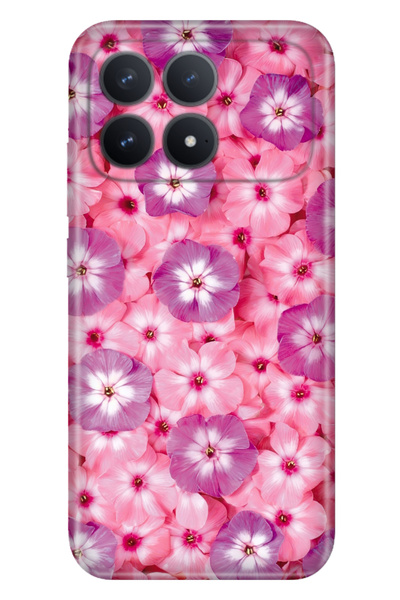 Cekuonline Poco F8 Pro 6.59" Case Color Silicone Printed Tpu Floral Sss