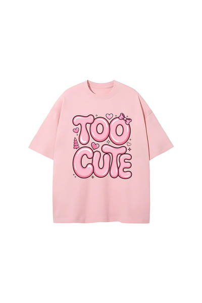 classy moda Tricou unisex oversize cu model roz – Colecția sezon nou