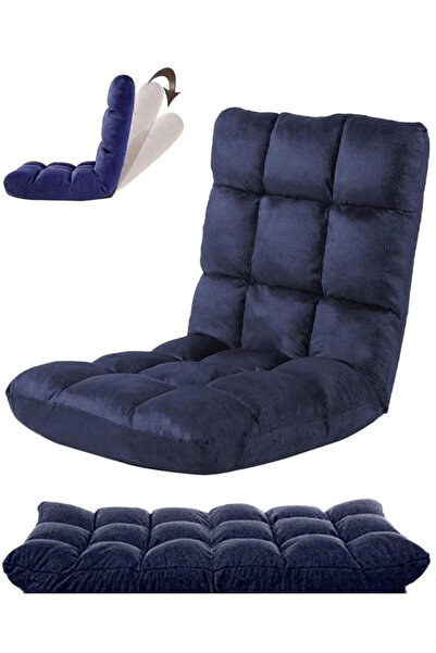 Cady One Foldable Floor Chair Foam Padded Velvet Quality with Adjustable Comf...