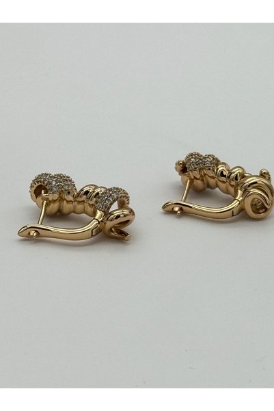 AUBRA Serel Dune Xuping Women's Steel Earrings Non-Tarnish Rose Gold Color