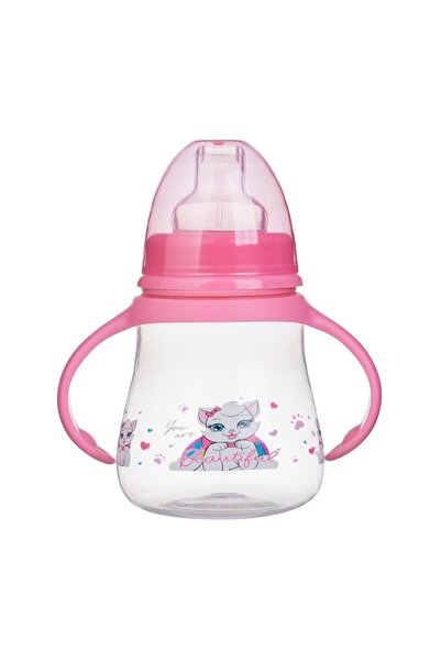 OEM Cană antrenament copii, model unicorn, cioc, roz, 270ml – băut ușor și si...