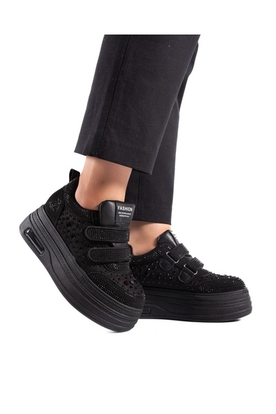 ALOGO Sneakers Dama Casual cu Talpa Inalta 6853TR