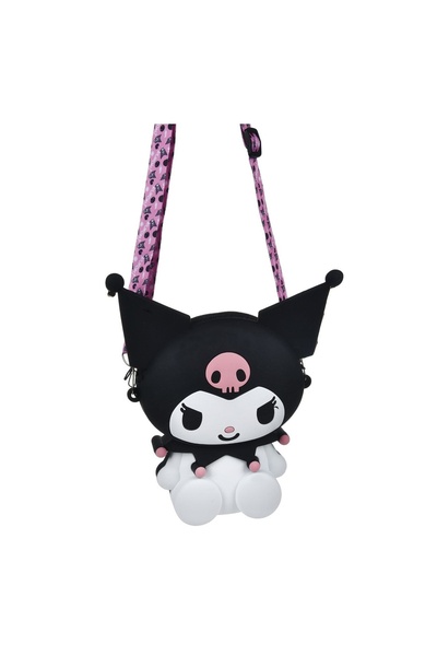 OEM Poșetă copii, model Kuromi, roz, 18x7.2x20.7cm – accesoriu vesel pentru c...