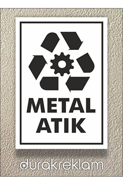 DURAK REKLAM Metal Waste Sheet A4 20X30 cm