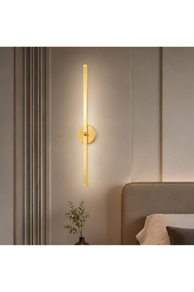 TT AYDINLATMA Tt079-Sr-Elk-Apl (White Light Led) 70 cm Yellow Coated Electric...