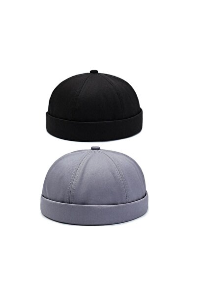 zadenza gold Set of 2 Hip Hop Skullcap Hats