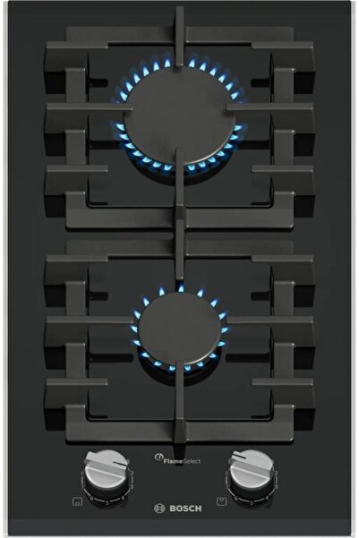 Bosch PRB3A6I40 Ocak Ankastre Domino Gazlı Seramik Siyah