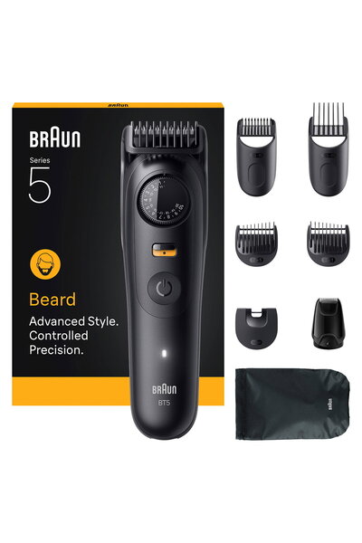 Braun Series 5 Beard Trimmer +8 Styling Tools & Accessories - Bt 5560