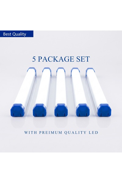 Primo Plus مجموعة شريط إضاءة LED نحيف بطول 17 سم (5 قطع)