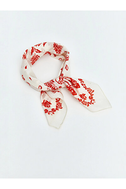 LC Waikiki Lcw Accessories Red Patterned Women's Scarf