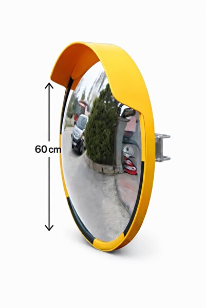 Evelux 60 cm Trafik Güvenlik Aynası | Akrilik Lensli, Kör Nokta Aynası