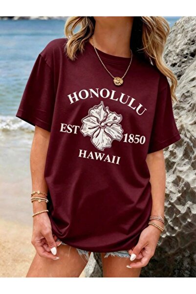 puolikuu Unisex Comfortable Fit Tshrit Printed Tshirt