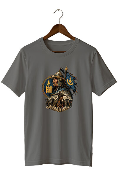 remonz Mongolian Empire Warrior Printed Unisex T-Shirt – Horse-Armed Army and...