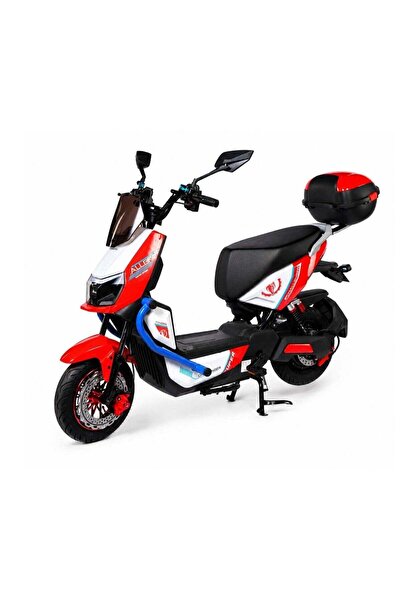 CHALLENGER Scooter Motorcycle Shape with Box - 60 Volt Lithium 20 Ah Battery ...