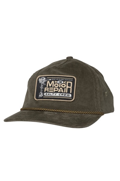 Salty Crew CHOP SHOP ΚΑΠΕΛΟ SNAPBACK ΣΕ ΧΡΩΜΑ ΣΚΟΝΩΜΕΝΟ ΕΛΙΑΣ
