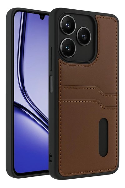 New Face حافظة ACONCEPT Realme Note 50 4G من الجلد مع حامل لبطاقة سارا (94928...