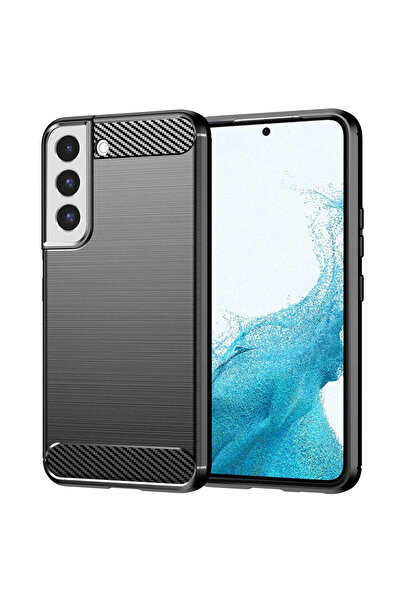 Techsuit Husă pentru Samsung Galaxy S22 5G, Silicon Carbon, negru - negru