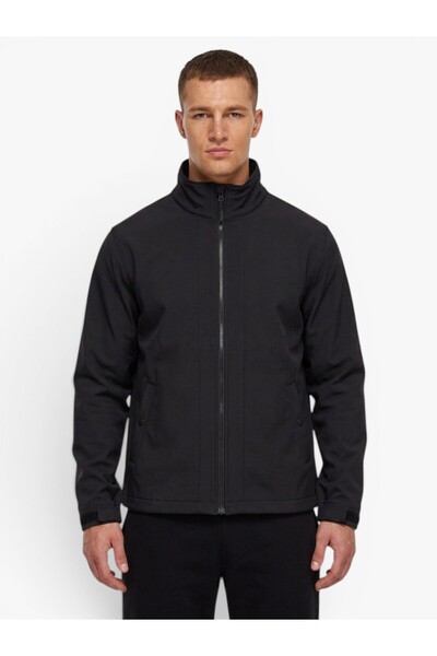 New Balance NB LIFESTYLE MEN JACKET Erkek Siyah Mont - MNJ3601