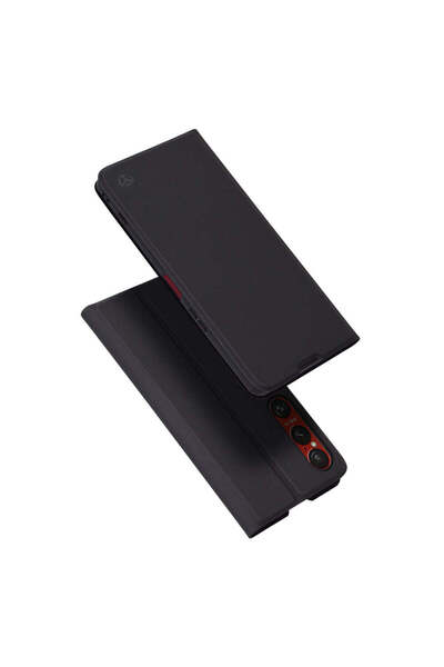 Techsuit Case for Sony Xperia 1 VI, Magskin Book, black - black