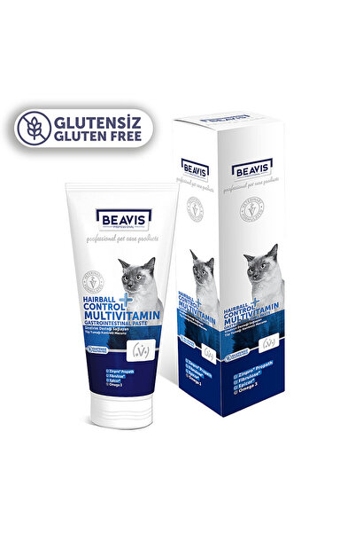 BEAVIS Hairball & Multivitamin & Gastrointestinal Kedi Malt Paste Glutensiz 7...