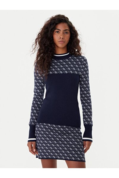 Guess W5br24z3jd2 Ls Mock Neck Aubrey Kadın Sweaters