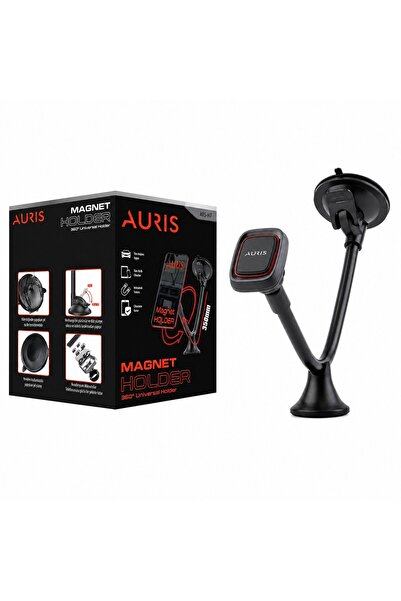 Auris Vantuzlu Manyetik Araç İçi Telefon Tutucu