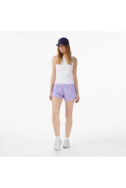 Under Armour Tech Play Up Kadın Mor Antrenman Şort