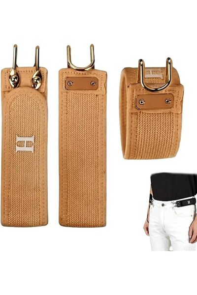 mobify Invisible Tactical Elastic Belt – No Buckle, Metal Hook, Adjustable Fi...
