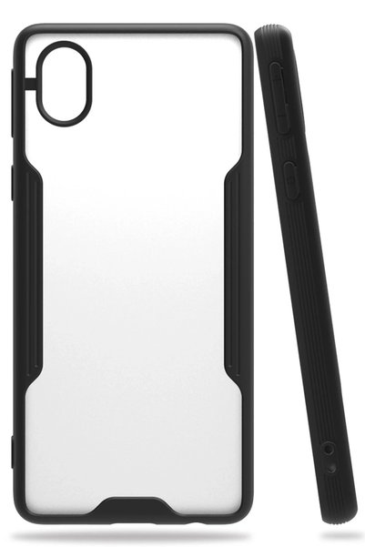 New Face Aconcept Galaxy A01 Core Case Platinum Silicone (212753) - Black