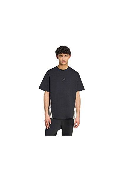 adidas تي شيرت كاجوال للرجال من M AK 3S TEE LO KF2428 باللون الأسود