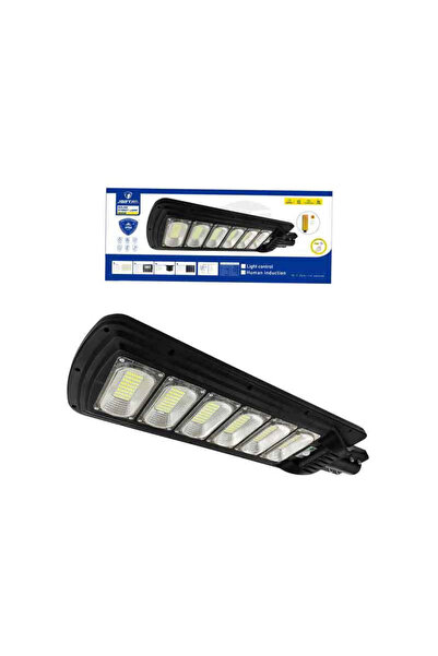 Jortan Lampă stradală solară 300 W Alb rece 6500 K cu senzor de mișcare și te...