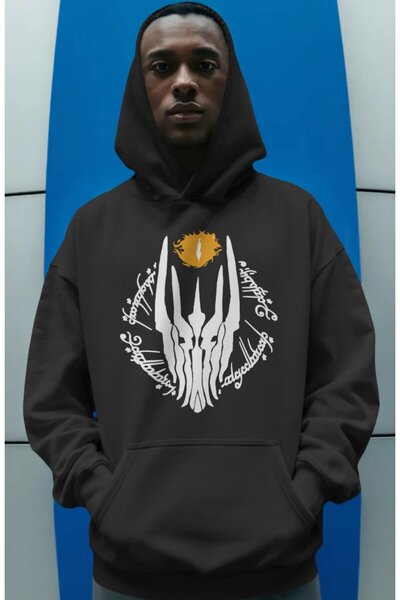 SEVBANO The Lord of the Rings Movie Pre-Printed Unisex Oversize Premium Hoodie