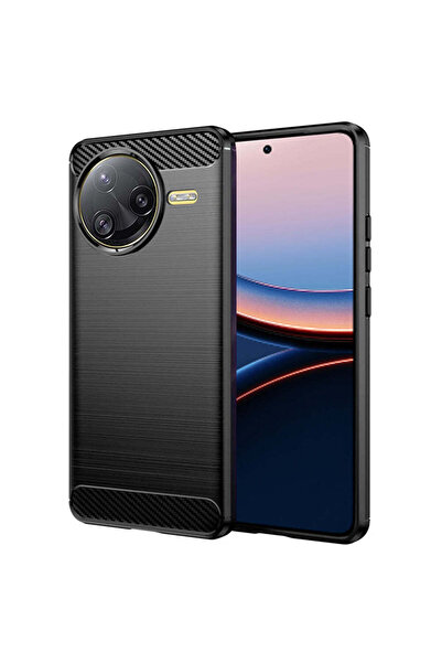 Techsuit Husă pentru Xiaomi POCO F7 Ultra, Silicon Carbon, negru - negru