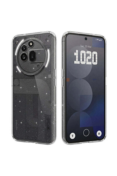 Techsuit Husă pentru Nothing Phone (3a) Pro, Seria SparkleSkin, transparentă ...