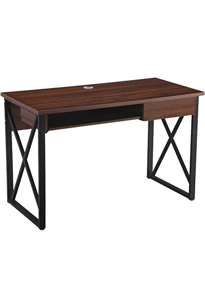 Generic Modern Computer Desk with Integrated Keyboard Tray & Storage Drawer –...